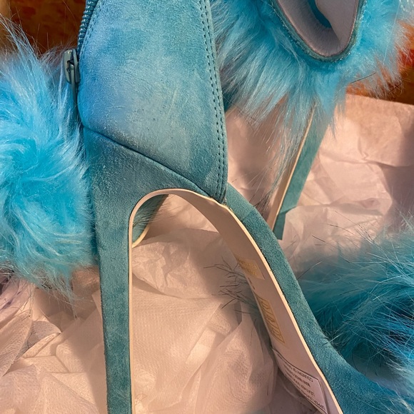 JEFFREY CAMPBELL COOKIE HEELS LIGHT BLUE - Picture 11 of 13